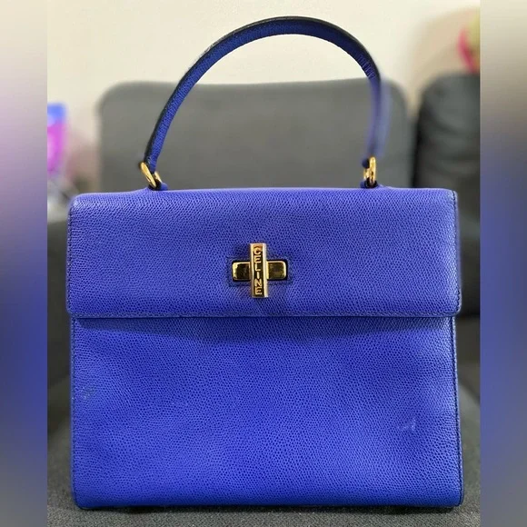 Rare Vintage CELINE Clasp Leather 
Handbag & Wallet - Picture 5 of 17